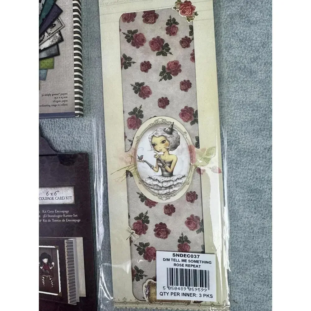 santoro‎ gorjuss paper craft bundle decoupage card kit scrapbook ephemera set